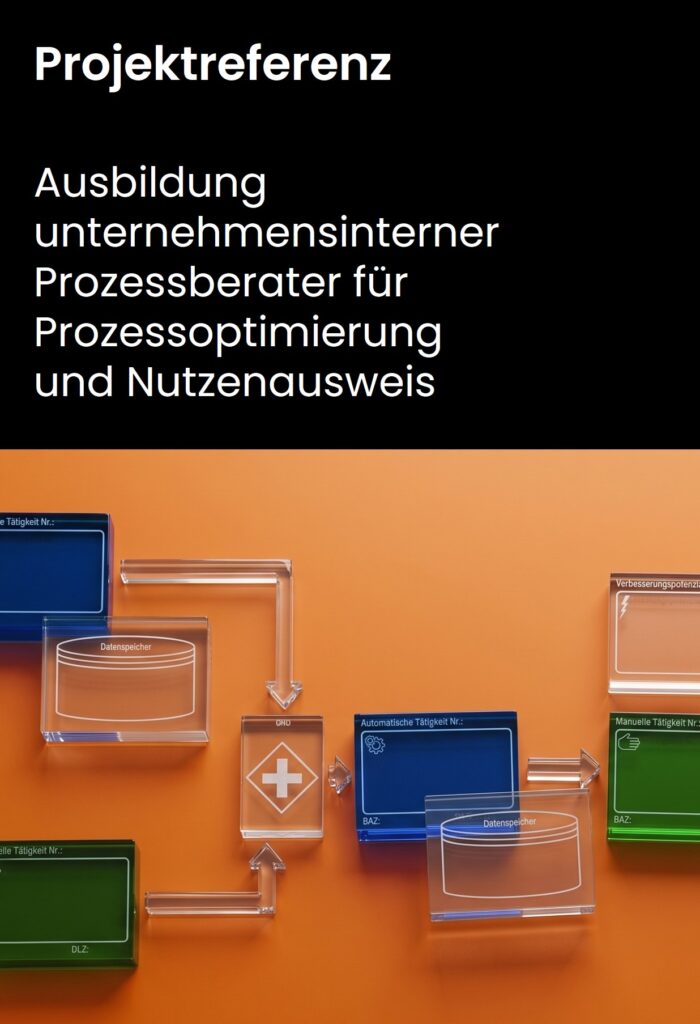 Projektreferenz: Ausbildung unternehmensinterner Prozessberater für Prozessoptimierung und Nutzenausweis